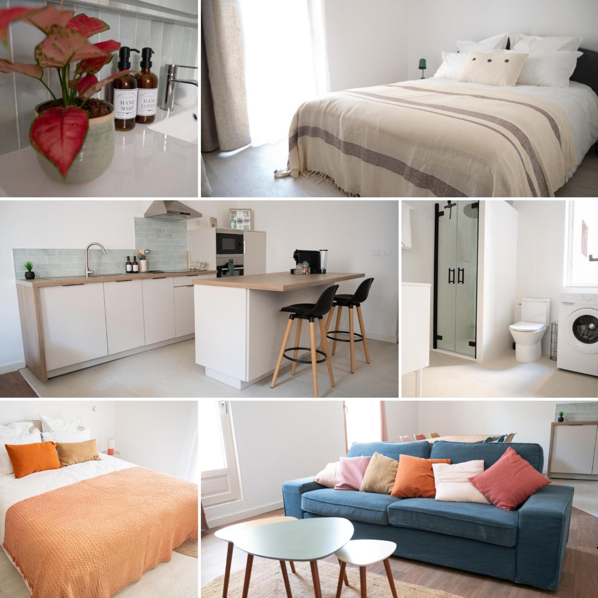 Lou Cabanot - Appartement Lumineux 3 Chambres - Parking Gratuit ベジエ エクステリア 写真